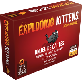 Exploding Kittens Édition Originale jeu de cartes d’ambiance boîte rouge