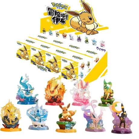 Boîte mystère Pokémon Évoli Take the Adventure figurine surprise collection