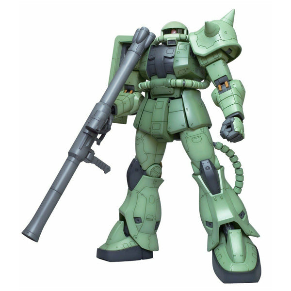 Gunpla Mega Size Model 1/48 MS-06 Zaku II vert avec bazooka, grande figurine articulée Bandai.