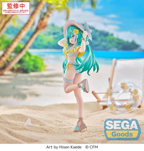 Figurine Hatsune Miku Luminasta Conceptual Series Vol.1 – SEGA Goods – Miku en tenue de plage