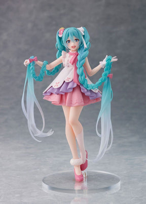 Figurine Hatsune Miku Wonderland Rapunzel Ver. 17 cm – édition féérique Vocaloid