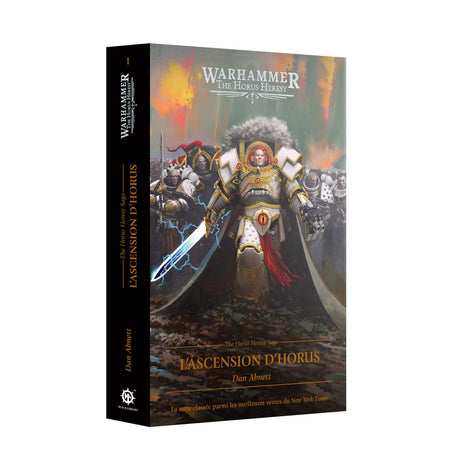 Livre Warhammer L’Ascension d’Horus de Dan Abnett publié par Black Library.