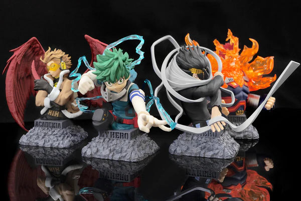 Boîte mystère Bust Up Heroes Vol. 3 avec figurines My Hero Academia.