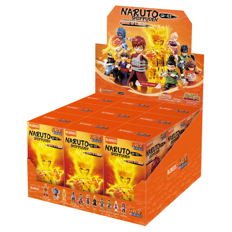 Boîte mystère Naruto Shippuden Blokees figurines surprise