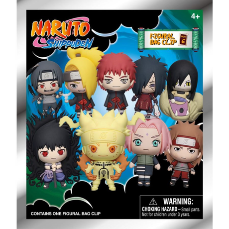 Porte-clés Naruto Shippuden Série 6 modèle aléatoire figurine 3D