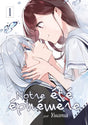 manga Notre été éphémère Tome 1 montrant deux lycéennes en uniforme, l’une tenant tendrement le visage de l’autre, dans une atmosphère douce et aquatique.