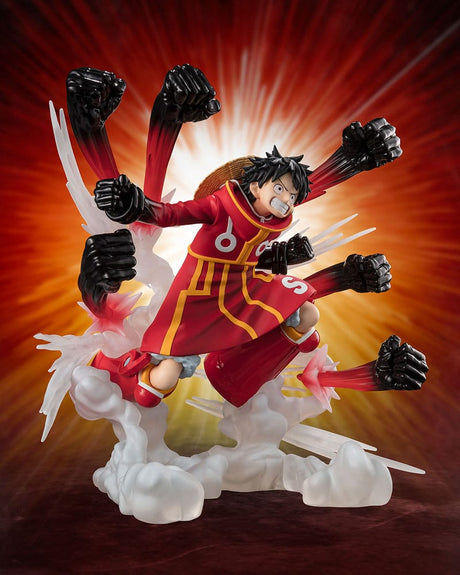 Figurine One Piece Monkey D Luffy Gum-Gum Hawk Gatling Figuarts ZERO Extra Battle