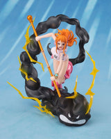 Figurine Nami One Piece Figuarts ZERO Extra Battle Lightning Blast avec effets de foudre et pose dynamique