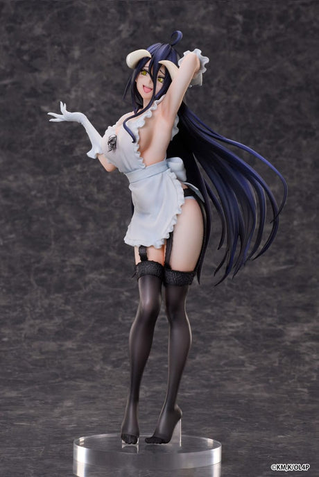 Statuette Overlord Albedo 26 cm PVC échelle 1/7 – figurine officielle avec socle transparent