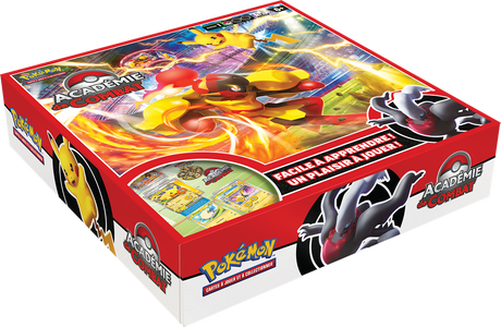 Coffret Pokémon Académie de Combat V3 – Jeu d’apprentissage avec 3 decks complets et accessoires