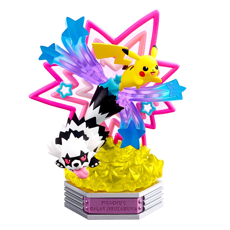 Boîte mystère Pokémon Re-Ment Neon Party figurine aléatoire parmi 6 modèles néon mini diorama