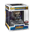 Funko Pop! Deluxe Marvel Avengers Infinity War Rocket n°1025 dans le Guardians’ Ship, figurine en boîte édition spéciale.