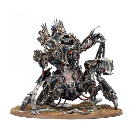 Warhammer 40,000 Chaos Space Marines Profanateur contenant 1 figurine Citadel de machine-démon arachnéenne avec griffes, lames et armement lourd.