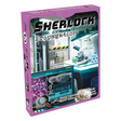 Boîte du jeu Q System Sherlock Propagation de Geek Attitude Games, illustrée d'un laboratoire scientifique avec microscope, éprouvettes et écrans d'analyse.