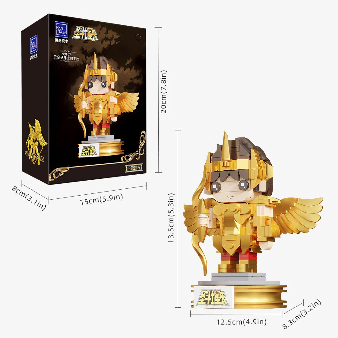 Saint Seiya Pantasy Mini Gold Archer Sagittaire figurine à construire 14 cm