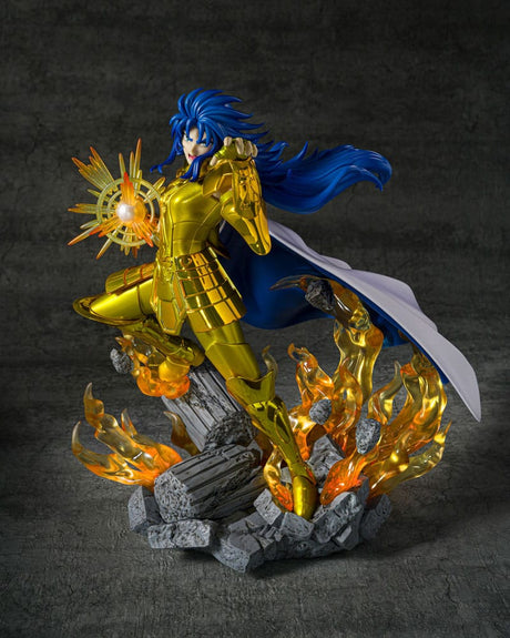 Figurine Saga des Gémeaux Figuarts ZERO Metallic Touch Saint Seiya avec effets d’énergie