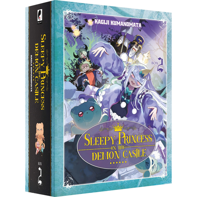 Couverture du coffret collector partie 2 du manga Sleepy Princess in the Demon Castle