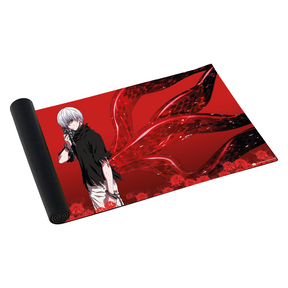 Tapis de jeu Tokyo Ghoul Kaneki rouge playmat TCG