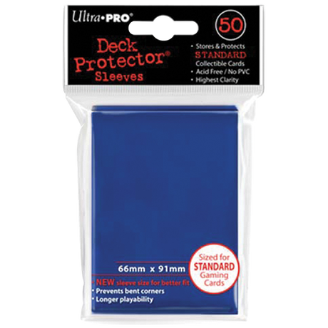 Protèges-cartes Ultra PRO Deck Protector Bleu standard 50 sleeves