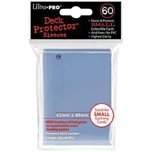Protèges-cartes Ultra PRO transparent 60 sleeves format japonais small