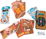 Boîte du jeu Unlock! Short Adventures Panique en Cuisine, un escape game coopératif de cartes au thème culinaire.