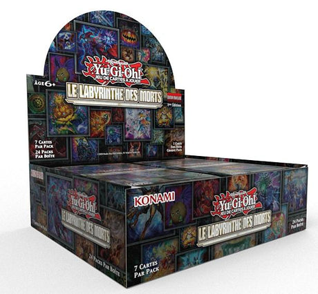 Yu-Gi-Oh boîte de 24 boosters Le Labyrinthe des Morts display français Konami