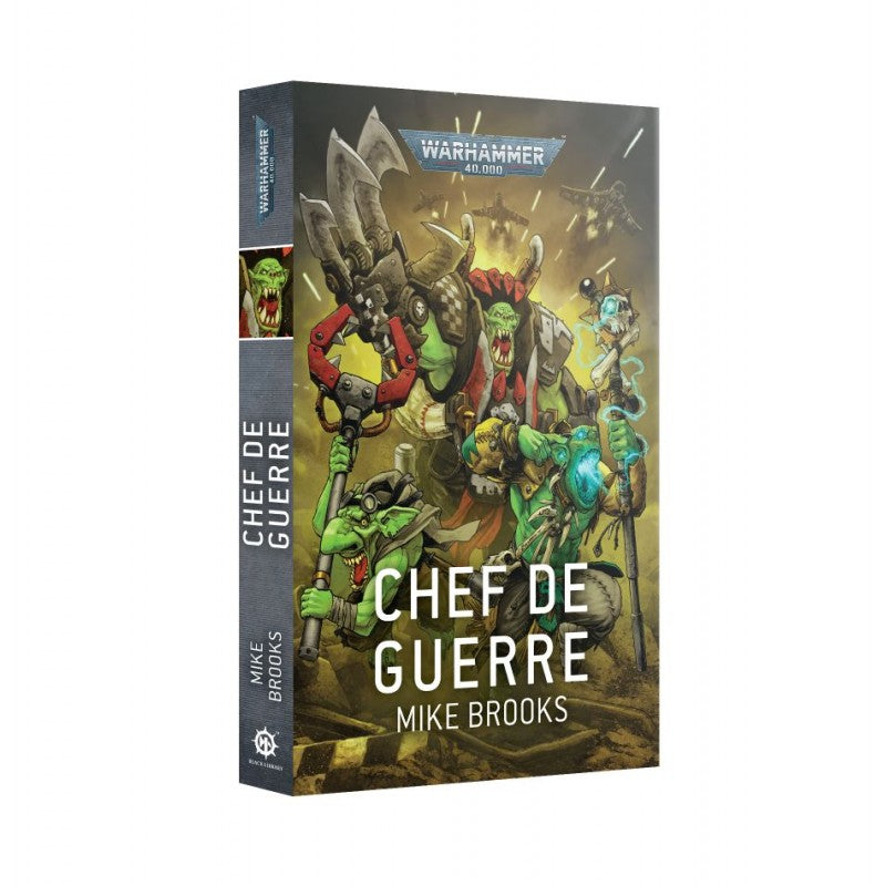 Livre Warhammer 40,000 Chef de Guerre de Mike Brooks publié par Black Library.