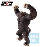 Figurine Dragon Ball Z Ichibansho Great Ape Son Goku The Chronicle of Goku par Bandai, représentant Goku en singe géant rugissant avec les bras levés.