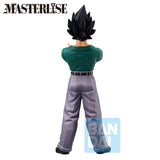 Figurine Dragon Ball Z Masterlise : Vegeta en tenue civile, bras croisés, version Bandai officielle.
