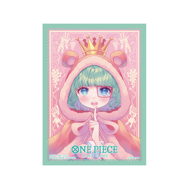 Protège-cartes officiels One Piece Card Game Sugar – sleeves Bandai 70 cartes design rose pastel
