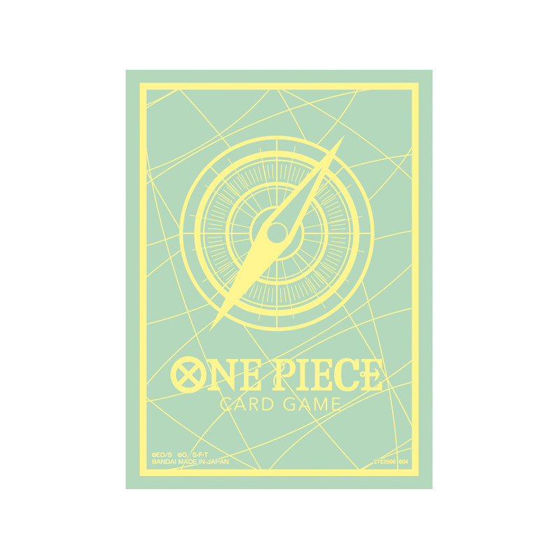 Protège-cartes officiels One Piece Card Game – Standard vert menthe citron – sleeves Bandai 70 cartes