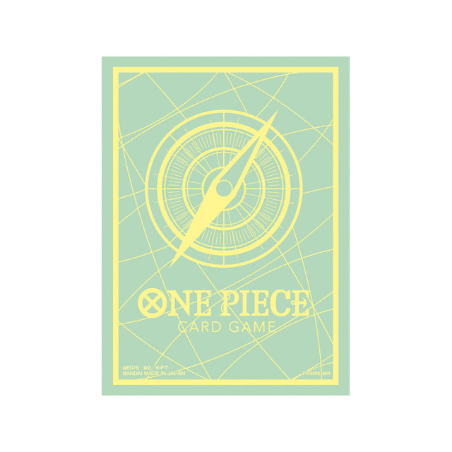Protège-cartes officiels One Piece Card Game – Standard vert menthe citron – sleeves Bandai 70 cartes