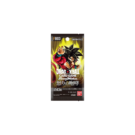 Booster Dragon Ball Super Card Game Fusion World FB03 Raging Roar version japonaise scellé Bandai