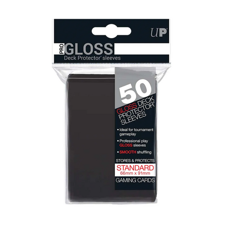 Sleeves Ultra PRO Pro-Gloss Standard x50 Noir