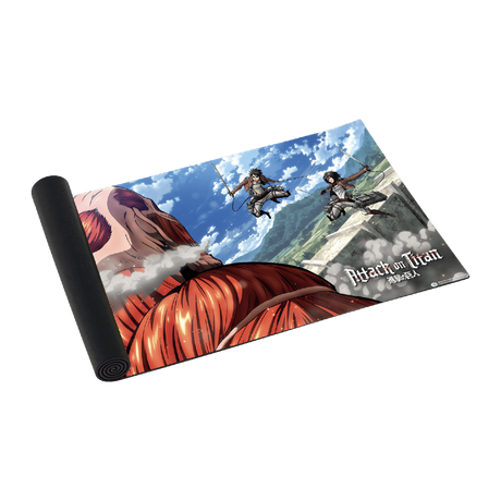 💥 Tapis de Jeu Attack on Titan – Titan Colossal vs Bataillon d’Exploration | Édition Officielle