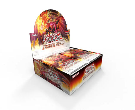 Display Yu-Gi-Oh Territoire Embrasé boîte de boosters avec cartes à collectionner Konami