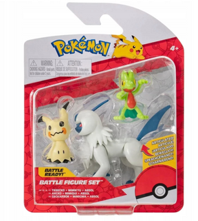 Pokemon Battle Pack Figurine Absol, Mimiqui et Arcko