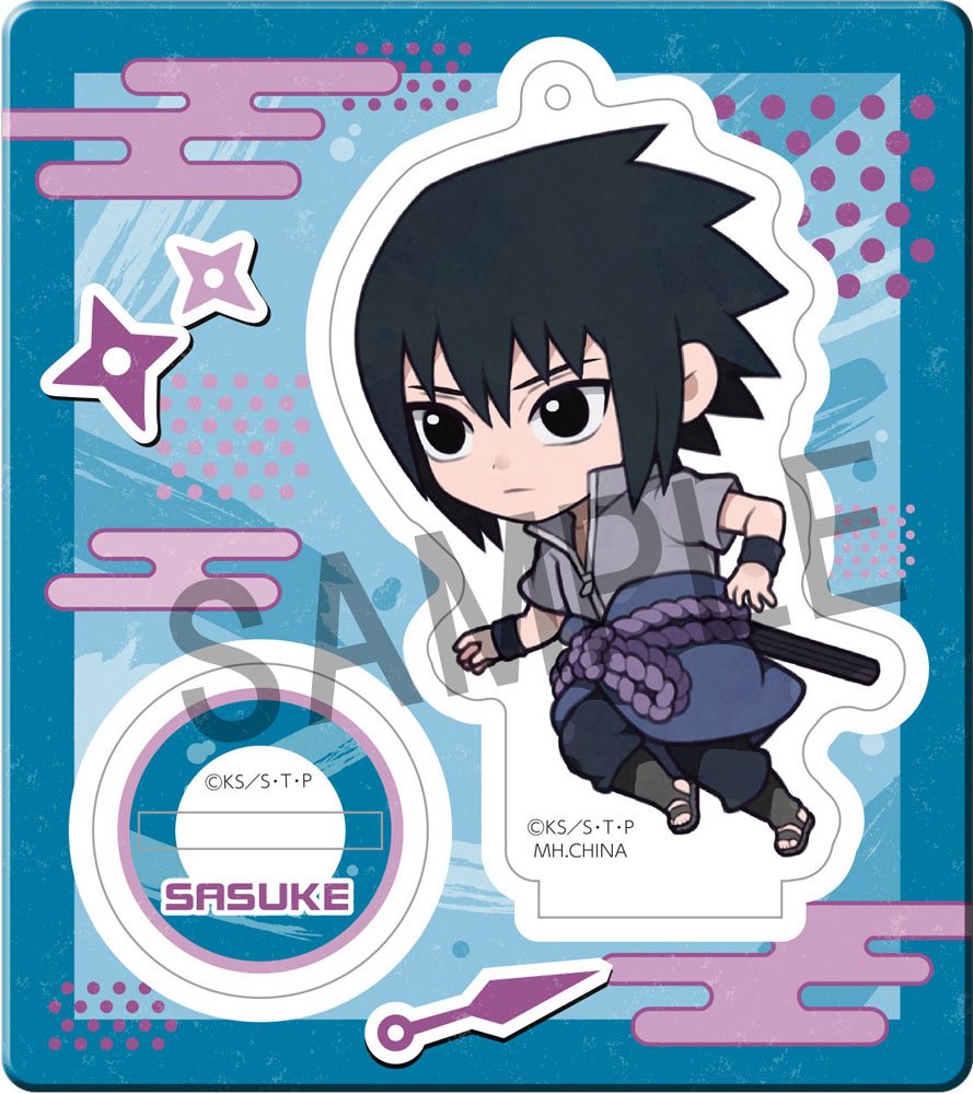 Naruto assortiment figurines acrylique TokoToko Mascot Vol. 1 - Sasuke Uchiha
